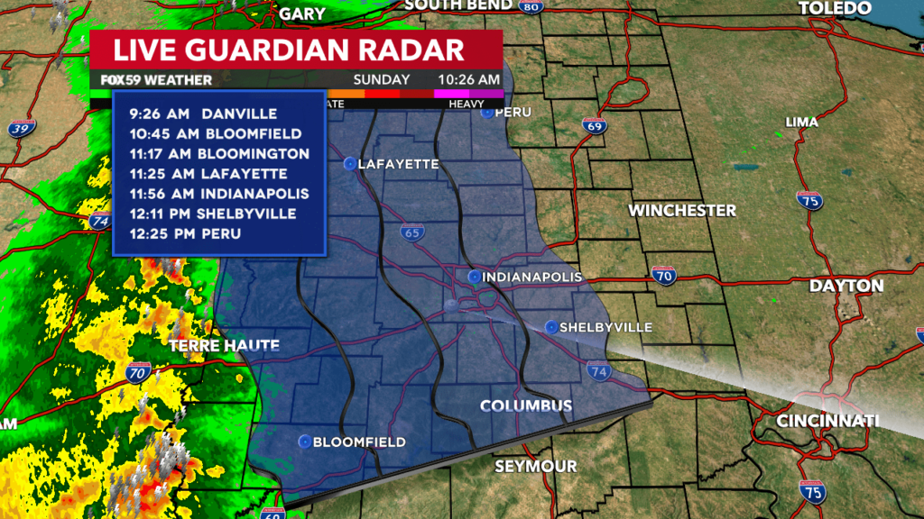 Rain prompts Indy 500 delay, Severe T-Storm Watch for some ...