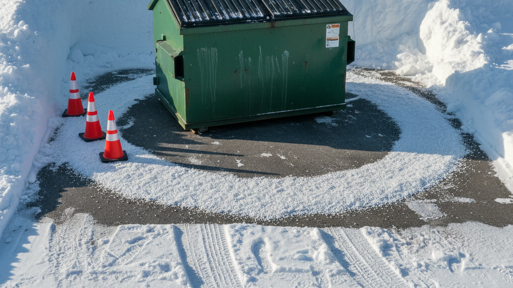 Winter Dumpster Care and Maintenance